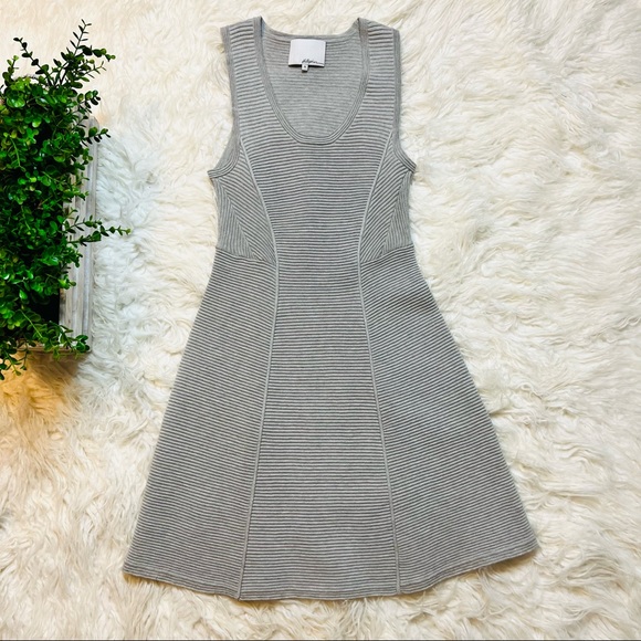 3.1 Phillip Lim Dresses & Skirts - 3.1 Phillip Lim Grey Stretch Knit Dress Medium
